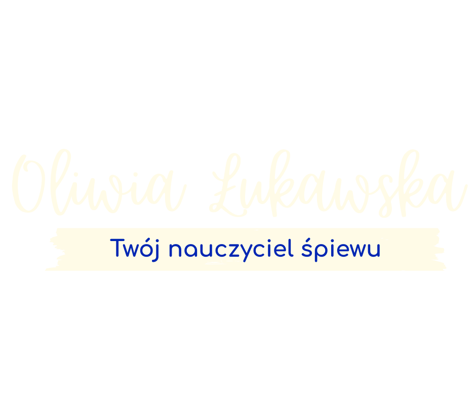Logo Oliwia Łukawska - nauka śpiewu